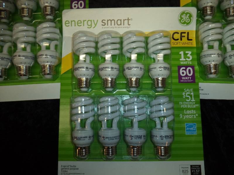 Lot - 3 pks GE 60w Energy Smart Light Bulbs