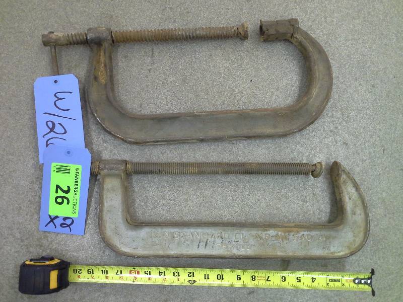 Pair of 14 inch standard clamps