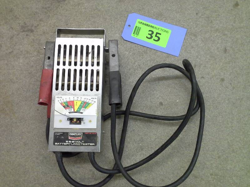Century six and 12 V battery load tester