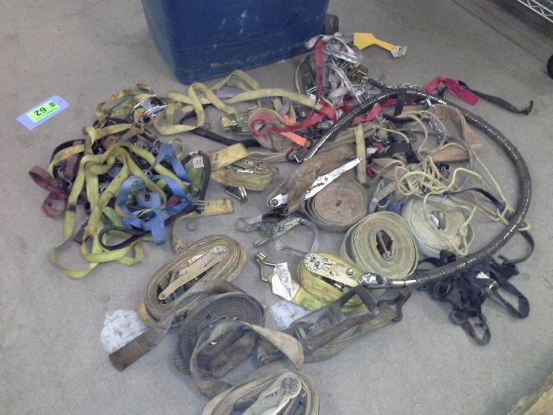 Large lot of straps