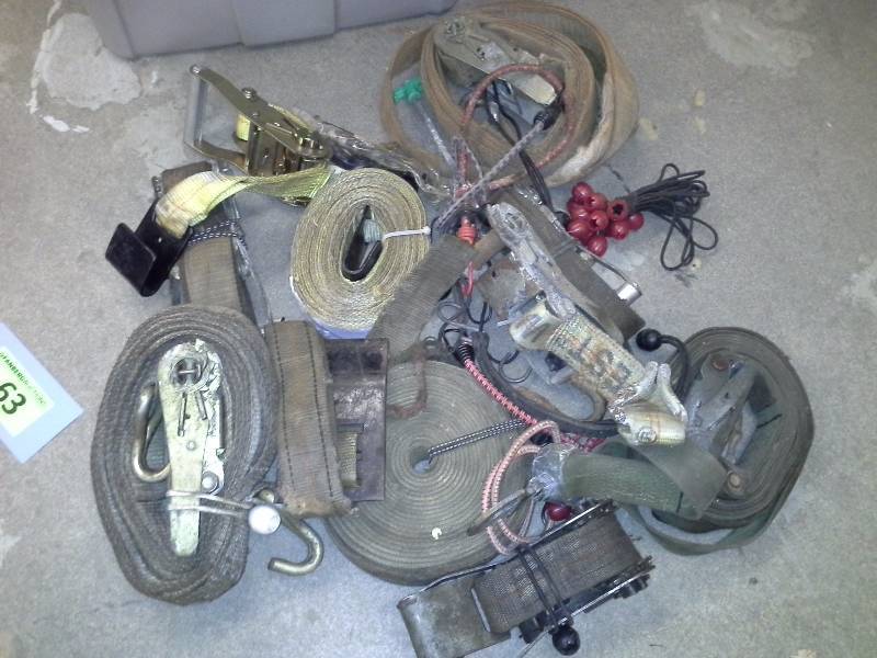 Lots of miscellaneous straps