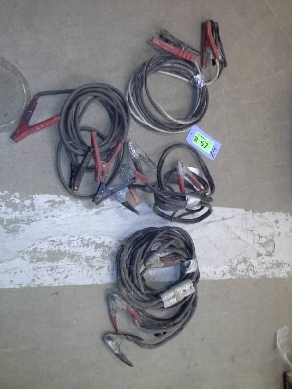 Lot of four jumper cables