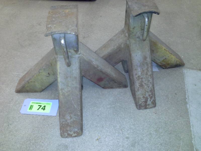 Fixed jack stands, very heavy
