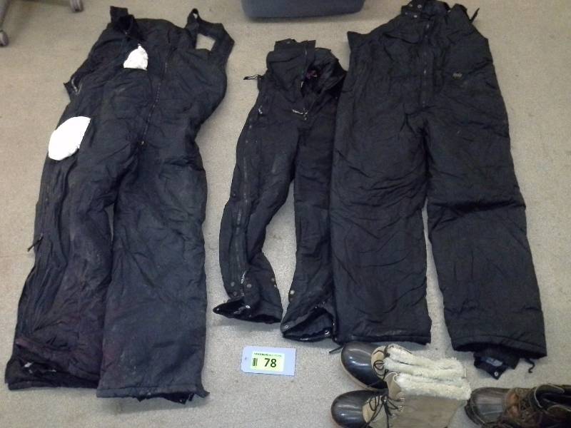 Winter apparel lot, see photos for sizes