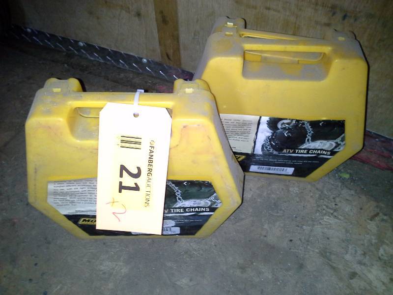 lot 21 image: Universal ATV Tire Chains