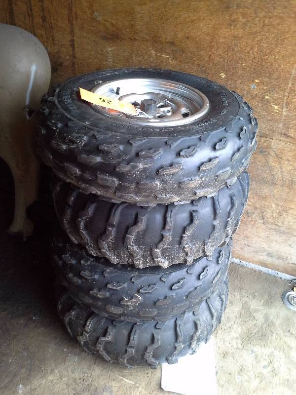 lot 26 image: (4) H-Trak ATV Tires