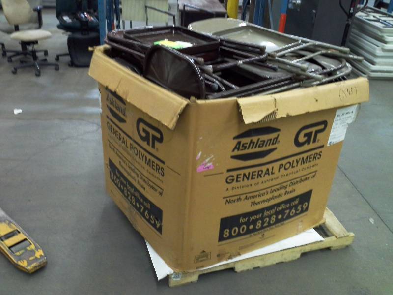 Approximately 45 metal folding chairs