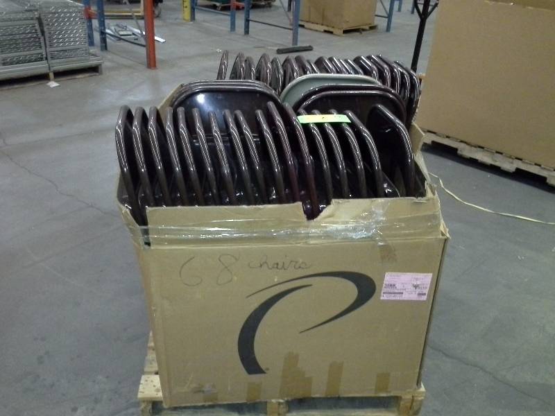Approximately 40 metal folding chairs