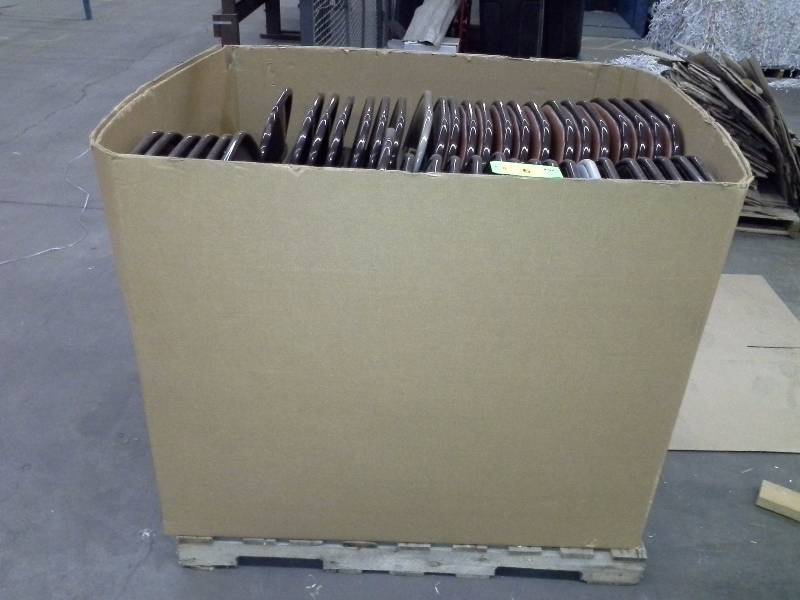 Approximately 46 metal folding chairs