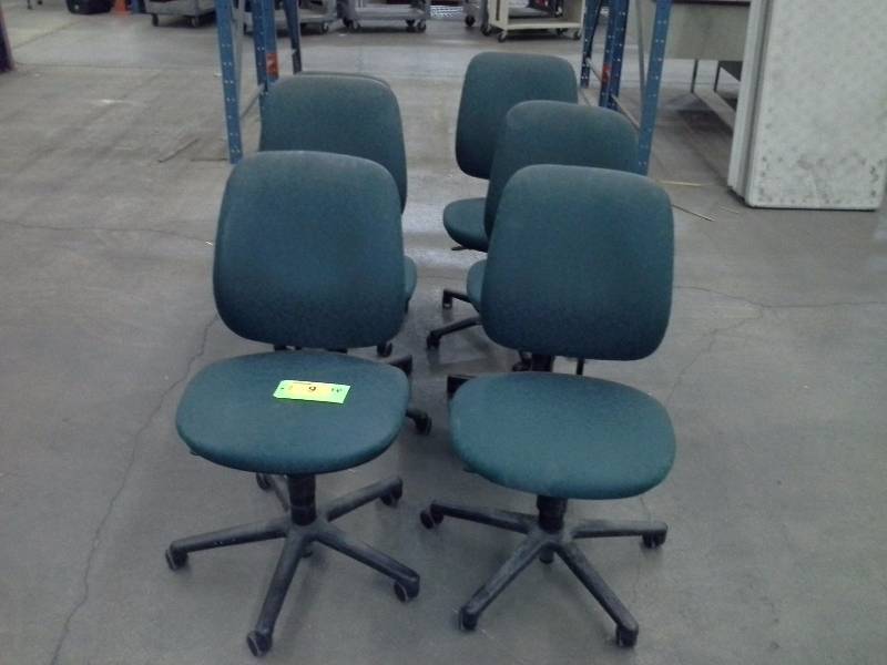 Lots of six office chairs
