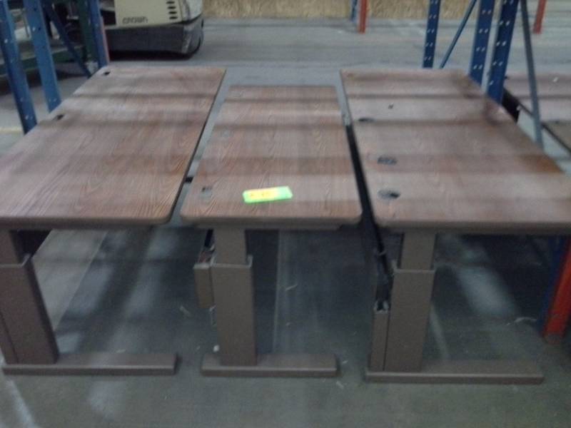 3 adjustable training tables