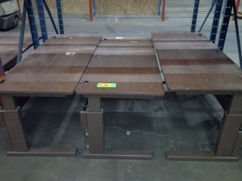 3 adjustable training tables