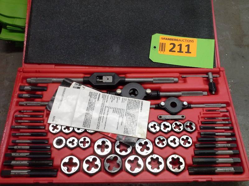 Tap and hex die set