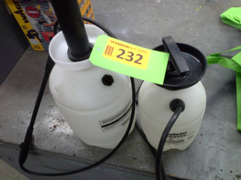 Pair of Hudson sprayers