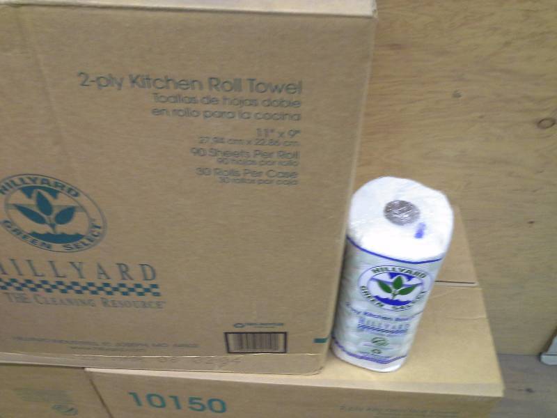 4.5 cases of paper towels