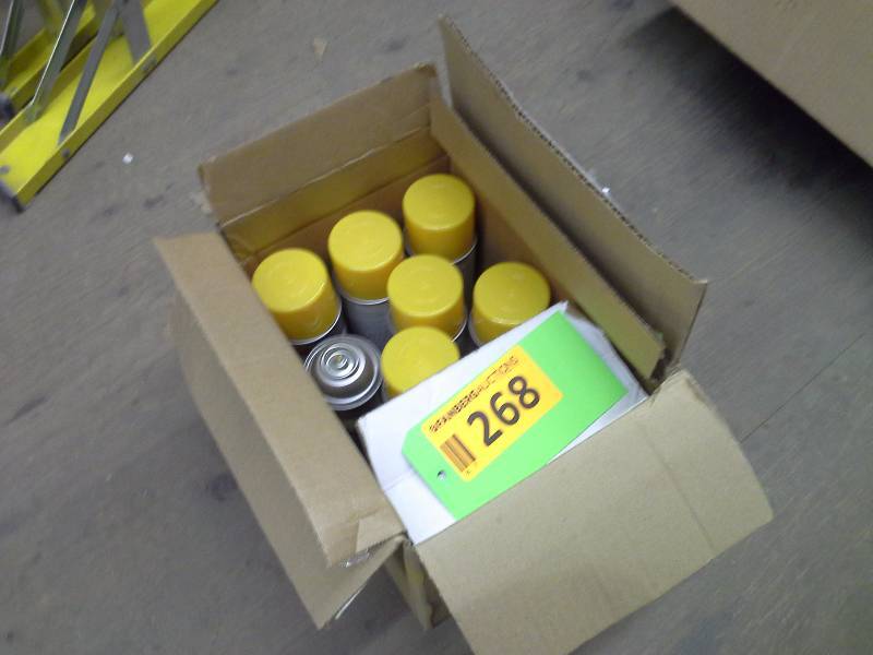 Box of striping paint