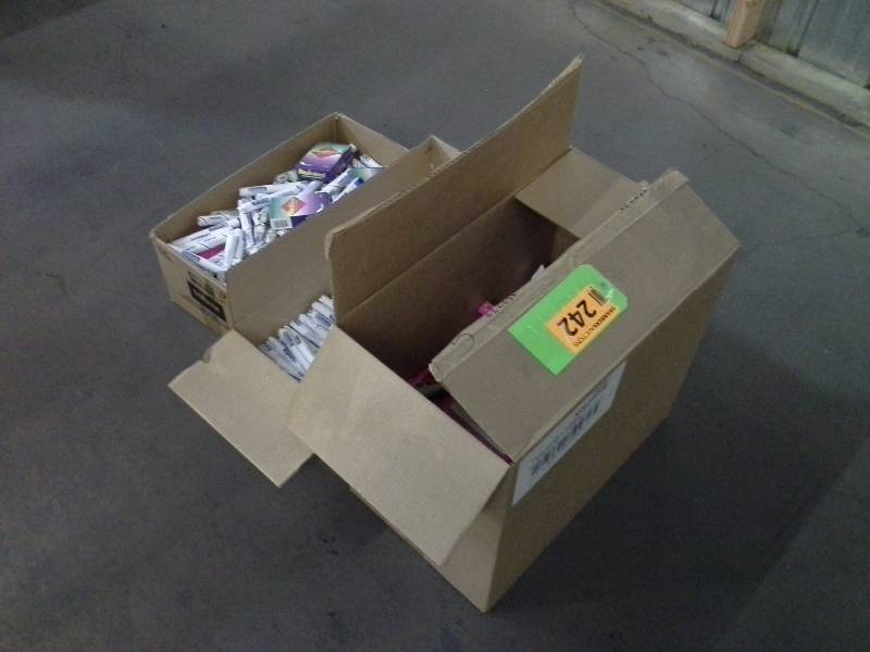Large quantity of feminine hygiene products