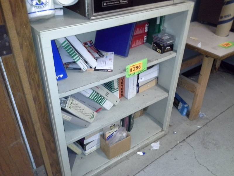 Shelf and contents