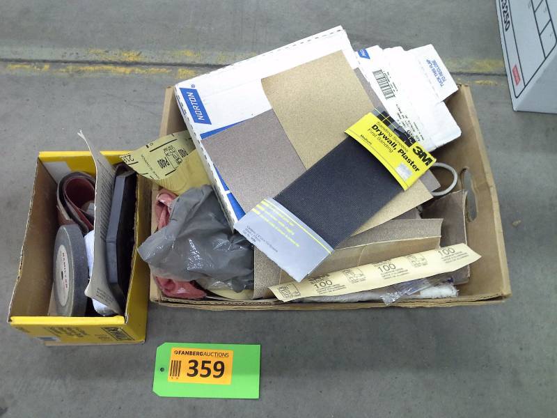 Sandpaper and abrasives lot