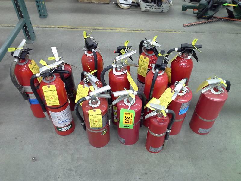 Fire extinguisher lot