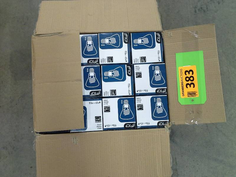 Case of lightbulbs