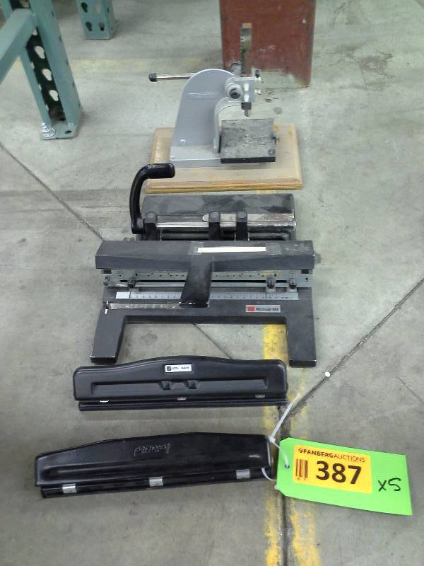 Lot of 5 hole punches
