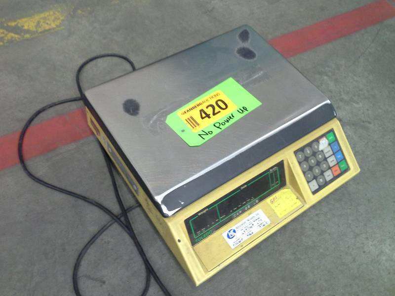Toledo scale � does not power up
