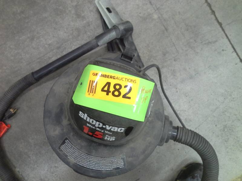 Shop vac, wetdry vac, 1.5 peak horsepower vacuum cleaner