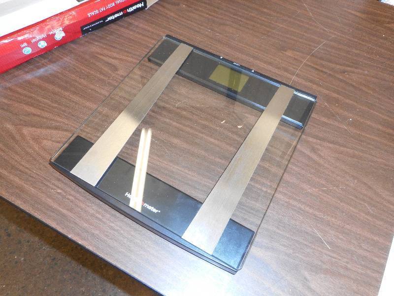 lot 43 image: Health o meter Body Fat and Hydration Glass Scale