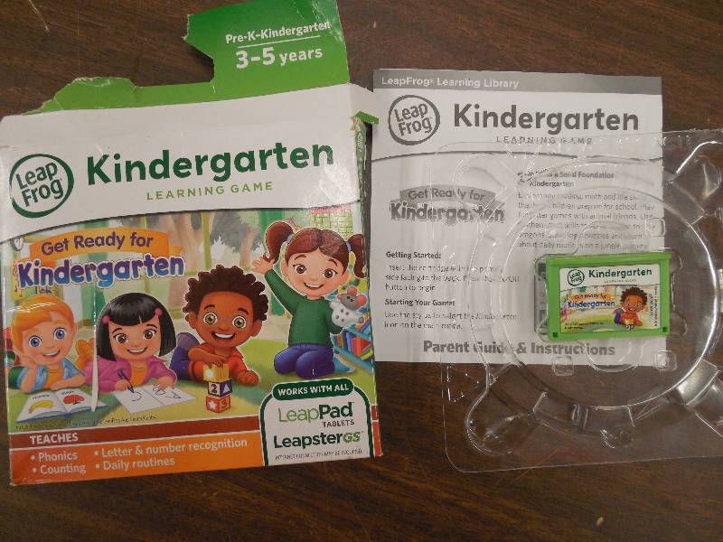 lot 9 image: LeapFrog Learning Game Get Ready for Kindergarten (for LeapPad tablets and LeapsterGS)