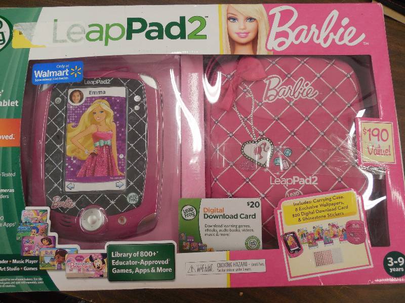 lot 22 image: LeapFrog LeapPad2 Explorer Totally Barbie Bundle
