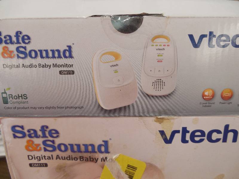 lot 46 image: VTech DM111 Safe & Sound Digital Audio Baby Monitor With One Parent Unit