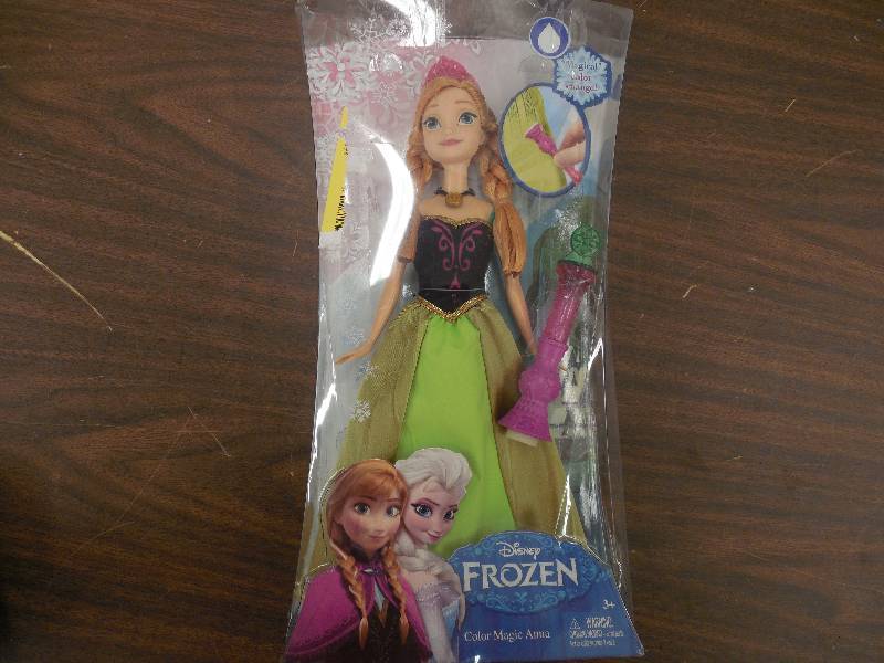 lot 69 image: Disney Frozen Color Change Anna Fashion Doll