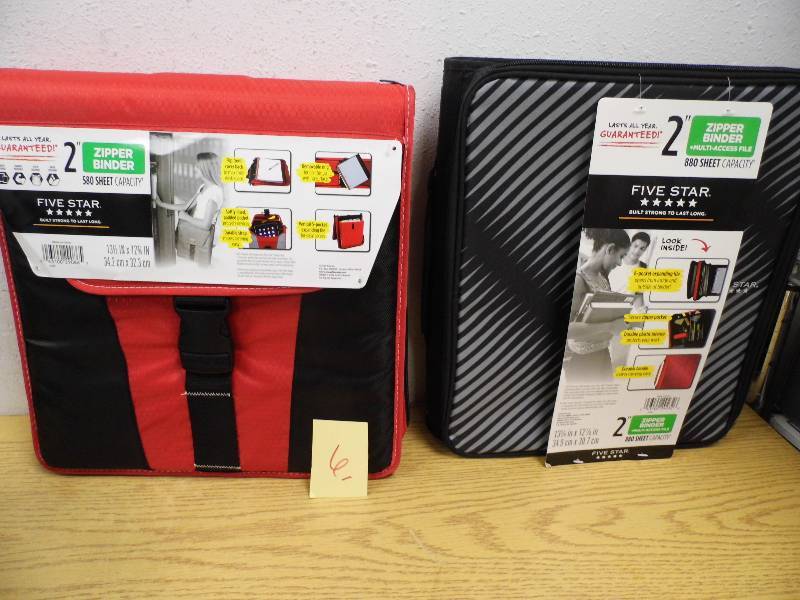 2 New Five Star School Binders