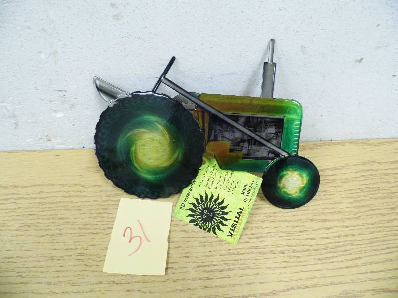 Metal Art Tractor