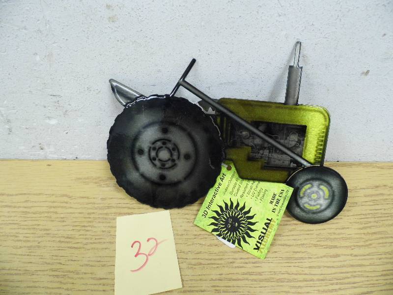 Metal Art Tractor