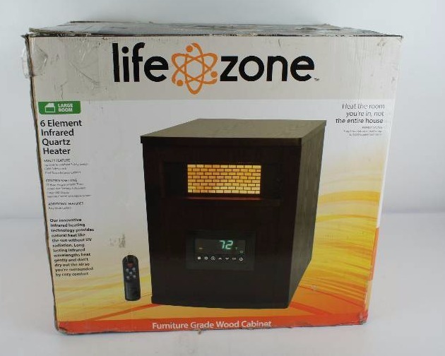 lot 1 image: Lifesmart Large Room 6 Element Infrared Heater
