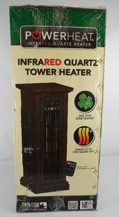 lot 15 image: Twin Star Infrared Tower Heater