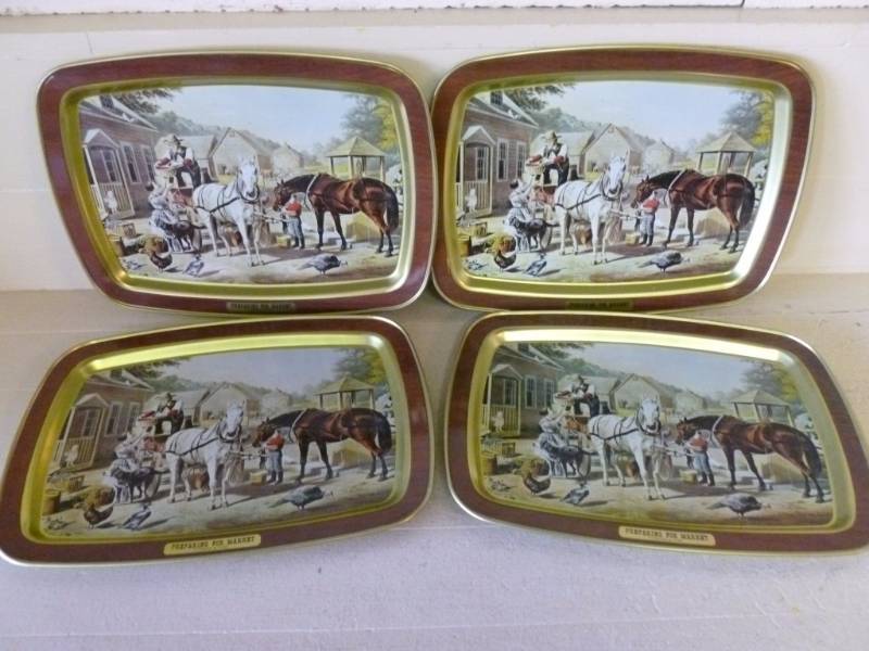 Vintage Serving Trays