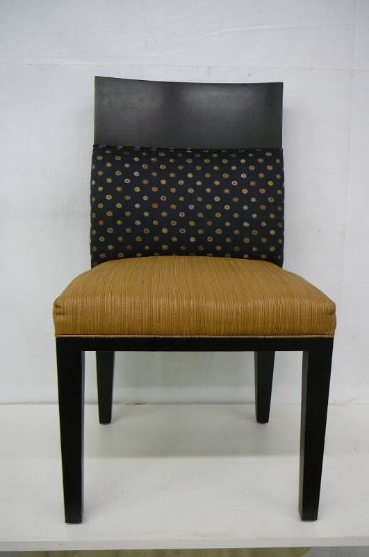 Wooden Chair with Fabric Covering