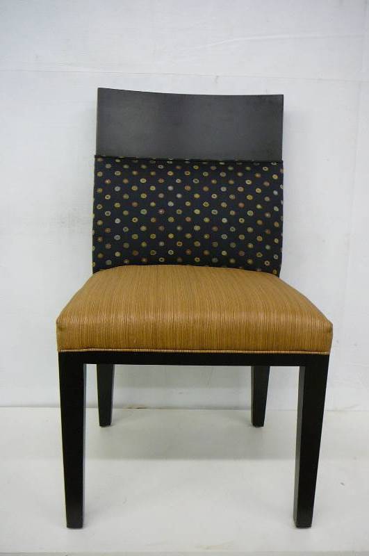Wooden Chair with Fabric Covering