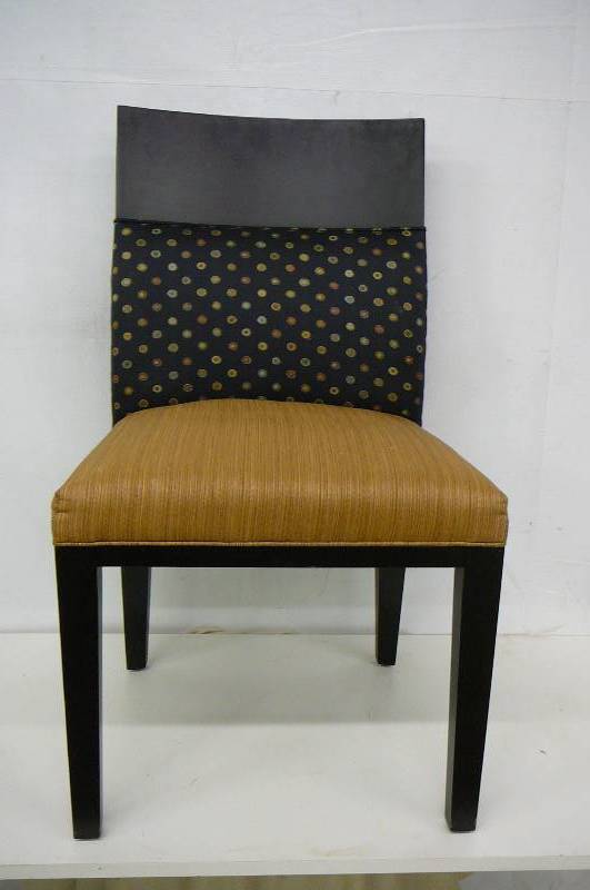Wooden Chair with Fabric Covering