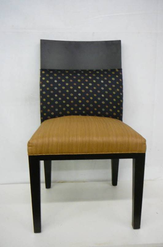 Wooden Chair with Fabric Covering