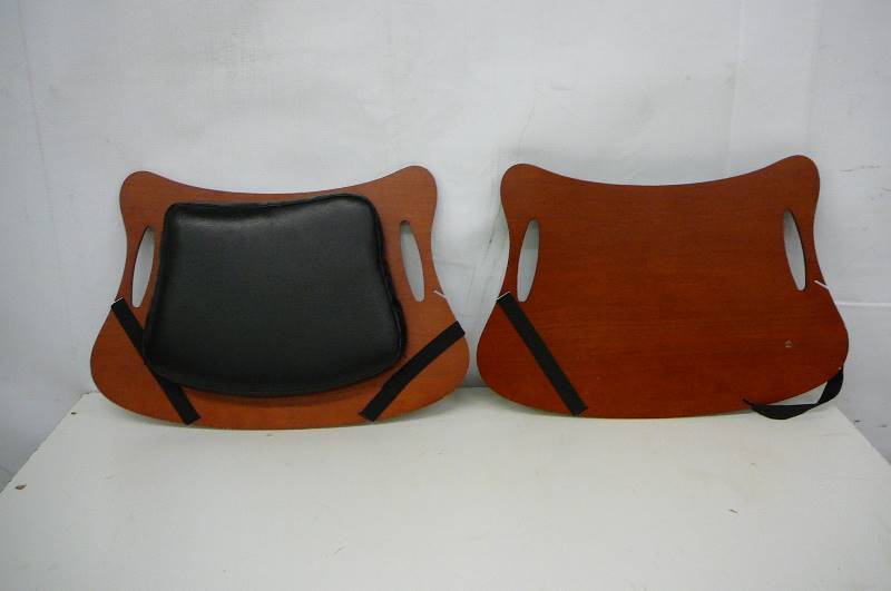 2 -Wooden Lap Tray with pad