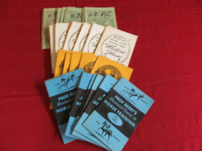 vintage Professor Berrys  Training booklets