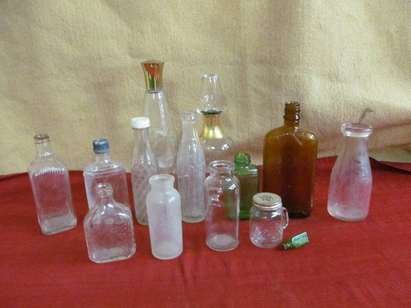 vintage bottles