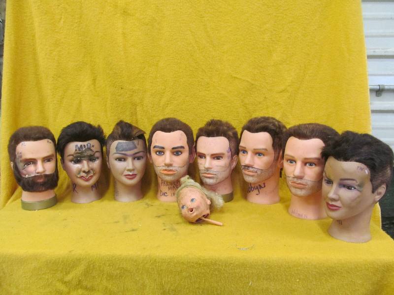 mannequin heads