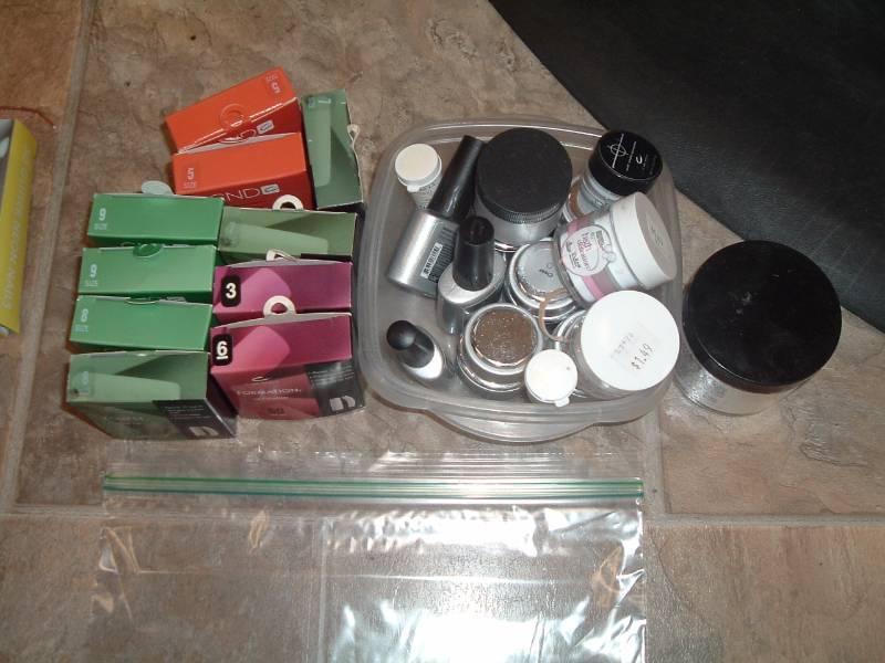 lot 293 image: Nail Tips, Powders, Etc.