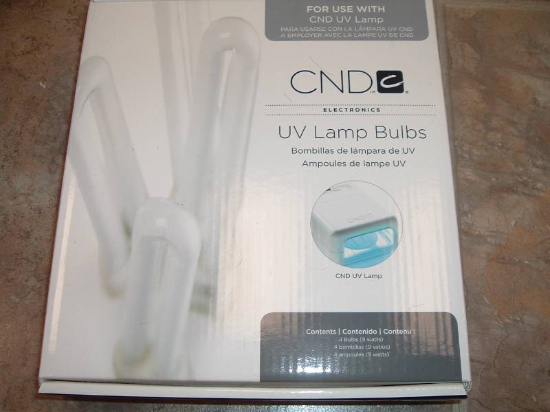 lot 329 image: CND UV Light Bulbs  New
