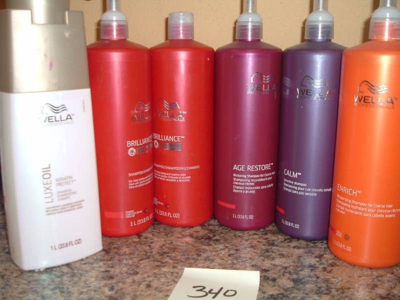 lot 340 image: Wella Backbar Items